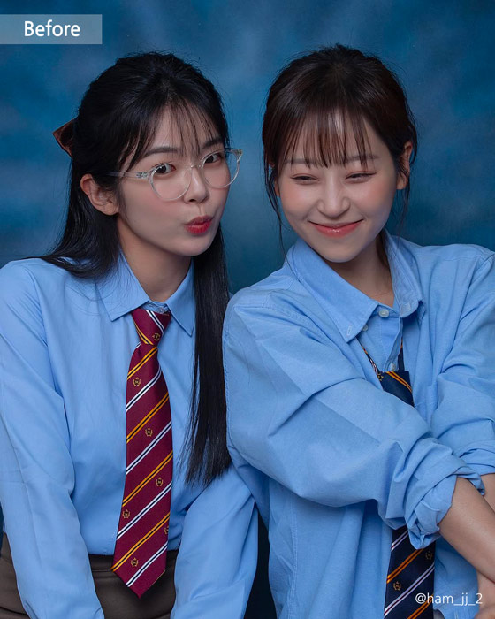 레트로 필터-학교생활-이전