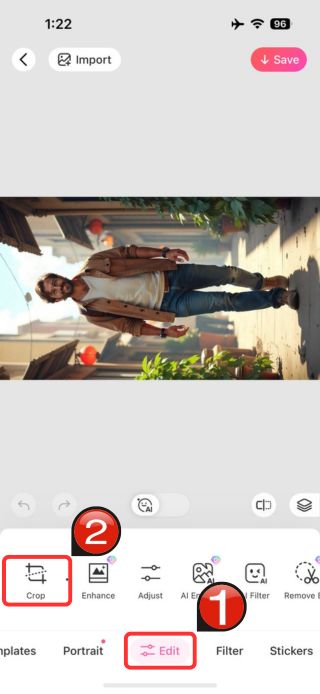 Rotate a Picture with BeautyPlus - 05