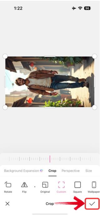 Rotate a Picture with BeautyPlus - 07