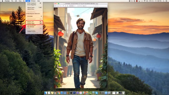 Rotate image on Mac - 03