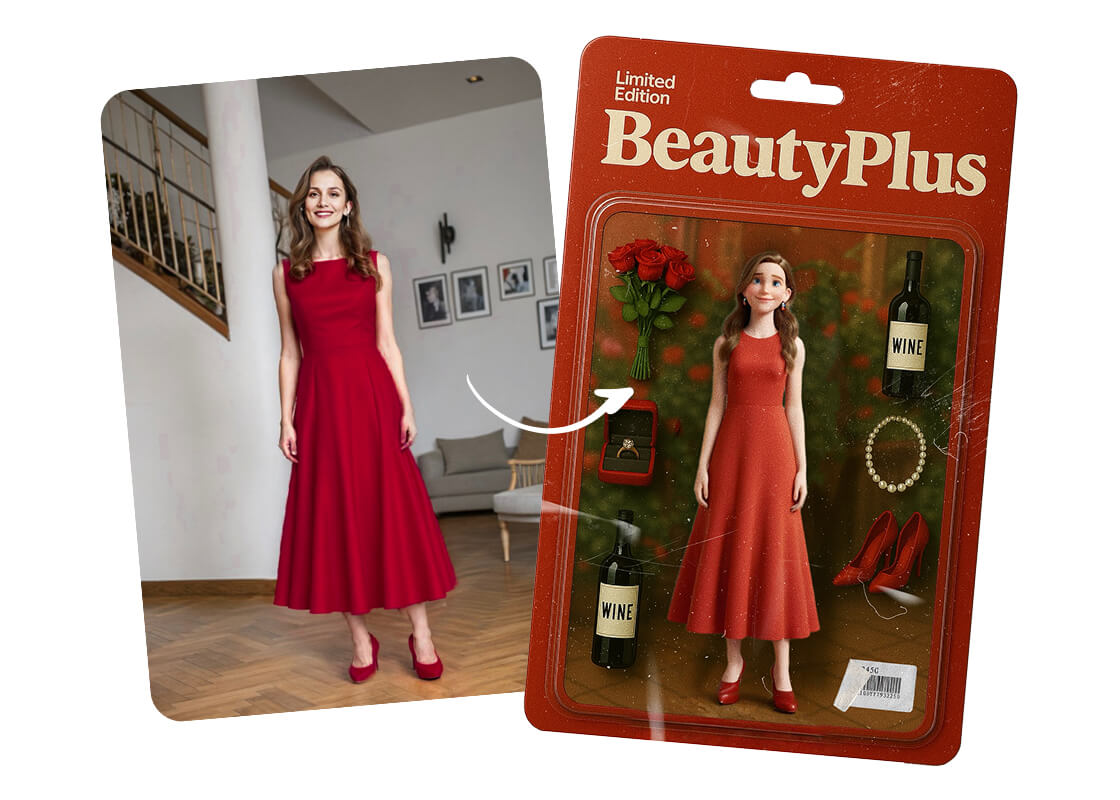 BeautyPlus Action Figure Generator