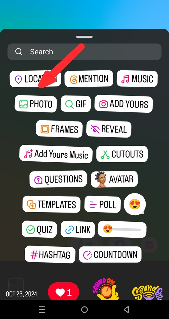 How to Make a Collage on Instagram Story Without Layout step 3