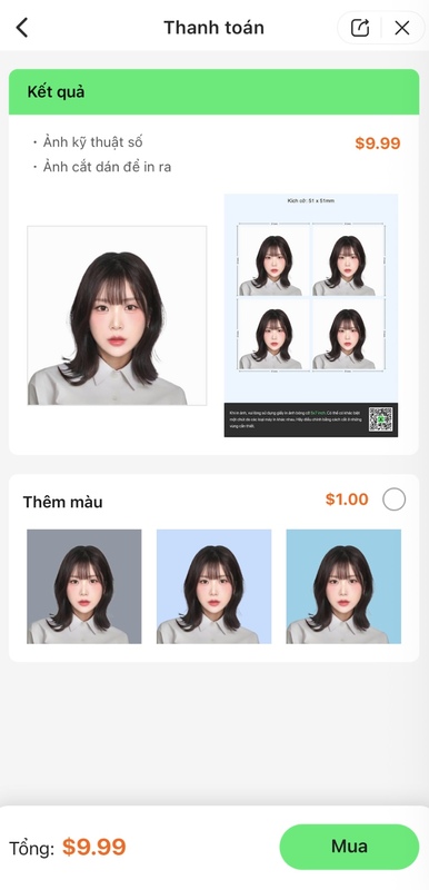 ghép áo sơ mi vào ảnh trên điện thoại-Hoàn tất giao dịch thanh toán