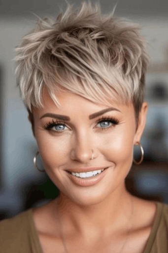 Short haircuts-Pixie haircut