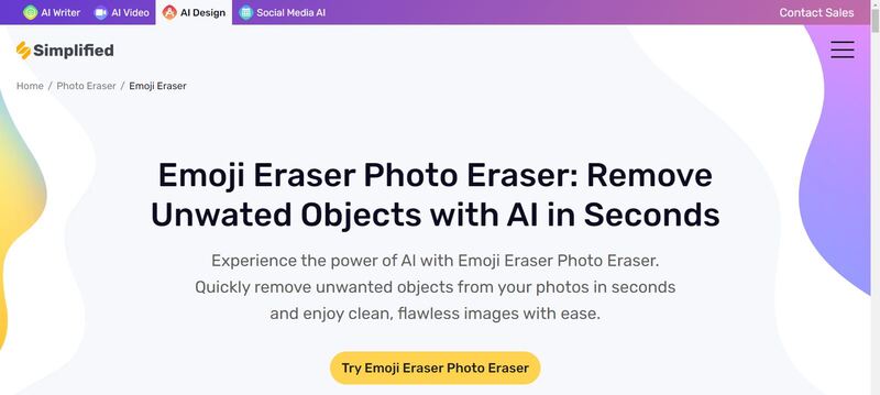 Simplified Emoji eraser
