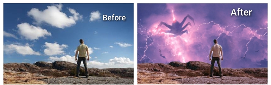 sky photo editing-apocal