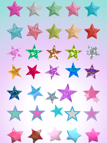 星のステッカー