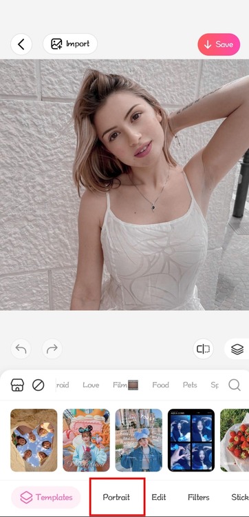 BeautyPlus app- How to Change Eyebrow-step 2