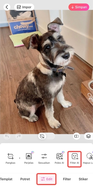 studio ghibli style-beautyplus app-step 1