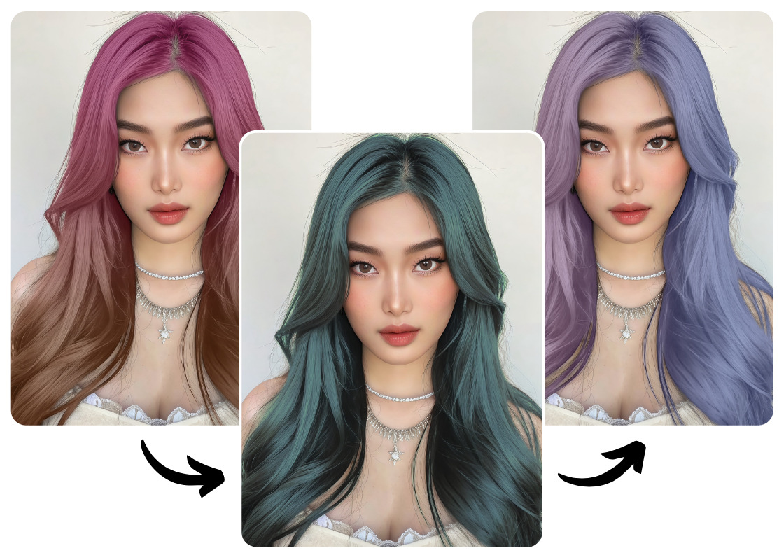 Hair Color Try On