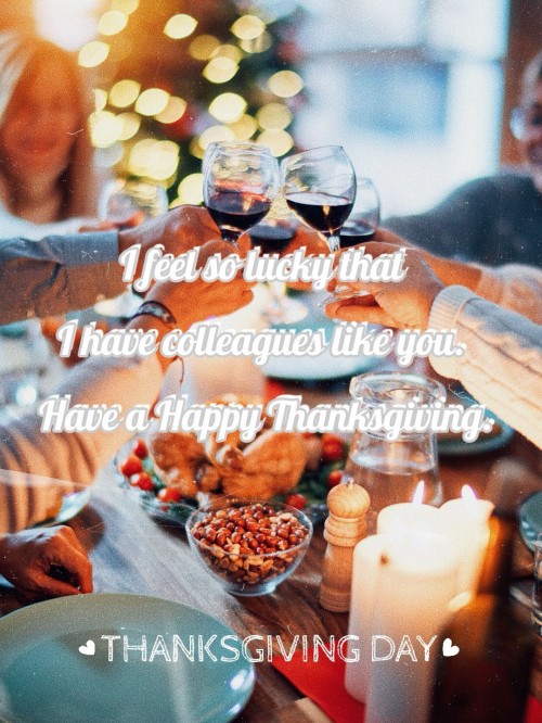 thanksgiving message-colleagues