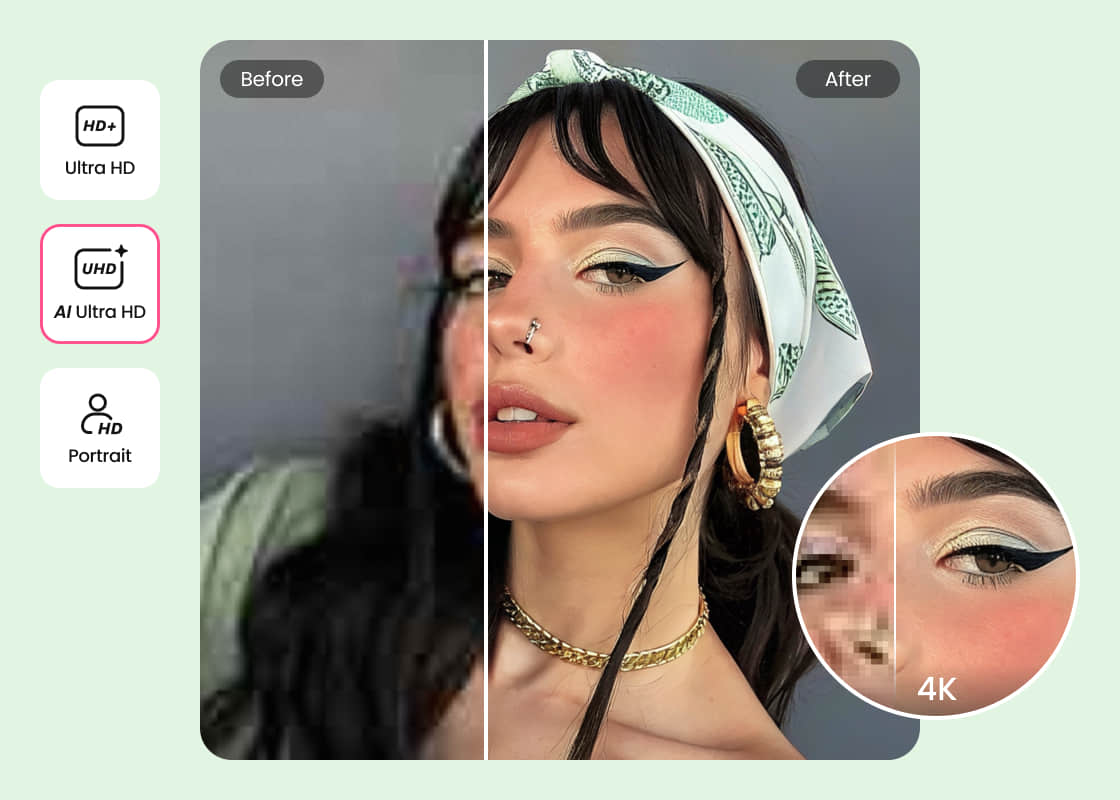 BeautyPlus AI Image Upscaler