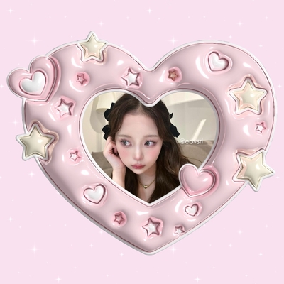 우치와 하트 핑크