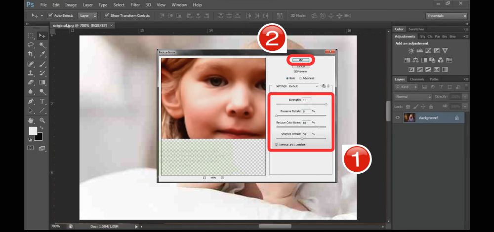 UnPixelate Image - Photoshop - 05