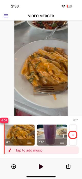 Video Merger-add more videos