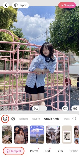 Kamera vintage-beautyplus vintage-langkah4