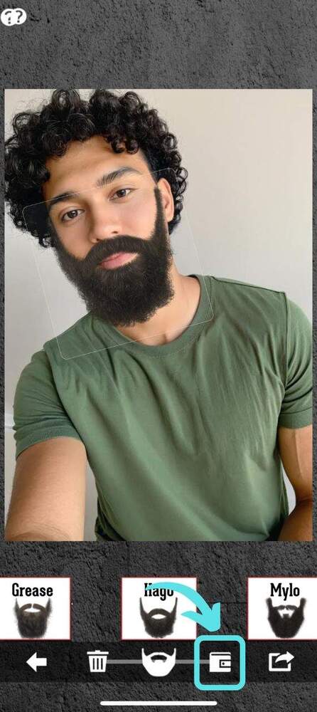 Wallet icon to Save image