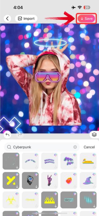 What does Y3K mean-beautyplus add y3k stickers - 05