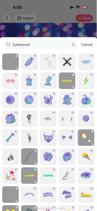 What does Y3K meanbeautyplus add y3k stickers - 04