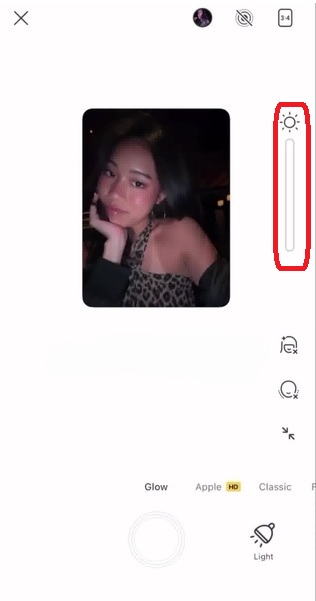 DIY Photography Lighting Ideas-BeautyPlus-change the degree of brightness of the light colors