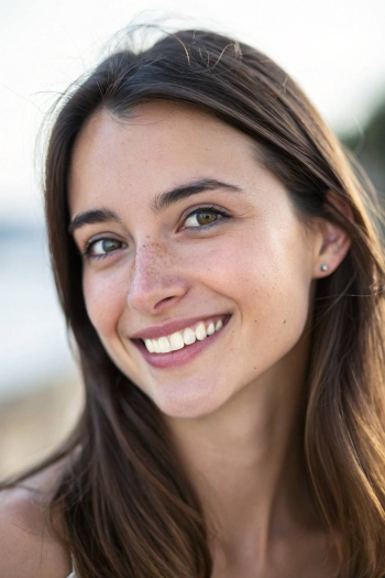 whiten teeth - woman after