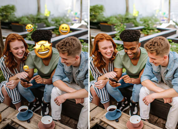 Remove Emoji from Photo