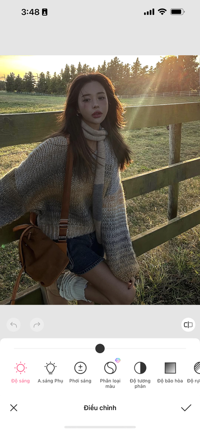 chỉnh ảnh ngược sáng-Chọn tính năng điều chỉnh 02