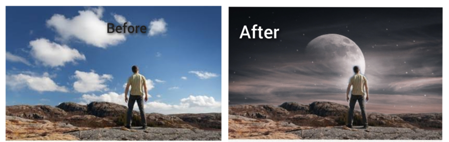 sky photo editing-mist