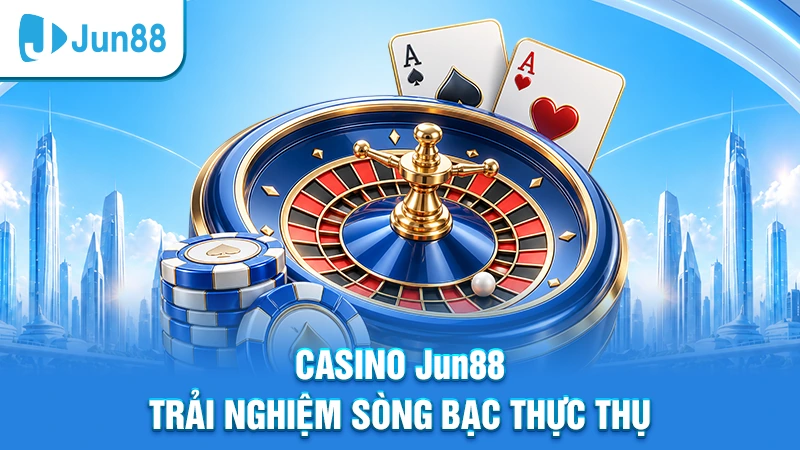 Casino Jun88 mang tới trải nghiệm như ở sòng bạc truyền thống